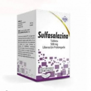 Sulfasalazina 500mg/  60 Tabletas