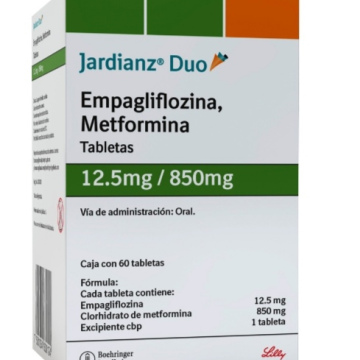 Jardianz Duo 12.5/850mg 60 Tabletas.