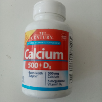 Calcio 500 + D3/ 90 Tabletas.