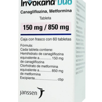Invokana Duo 150/850mg 60 Tabletas.