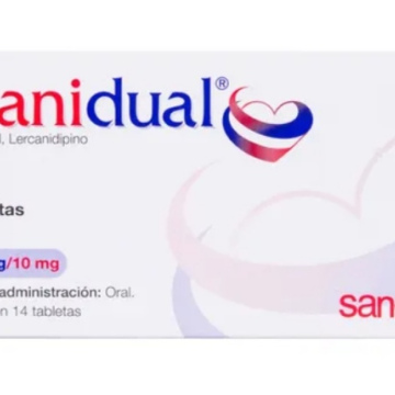 Zanidual 20mg/ 10mg 14 Tabletas..