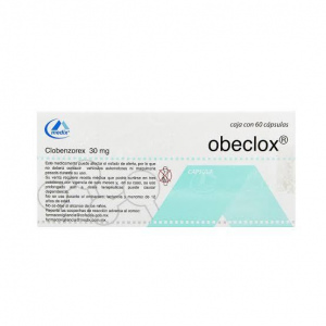 Obeclox 30mg/60 cápsulas